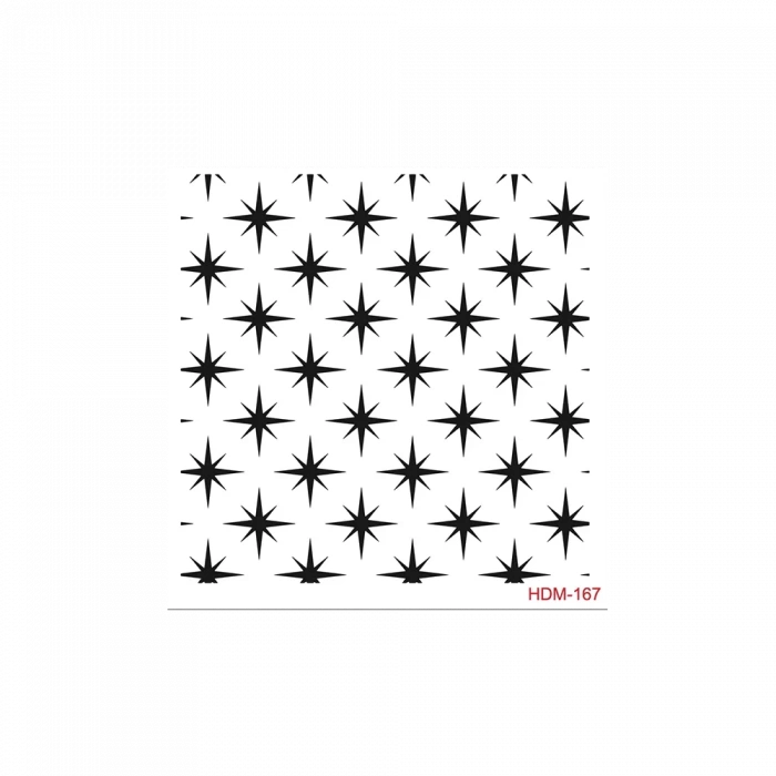 HOME DECOR MİNİ STENCIL HDM-167 25X25