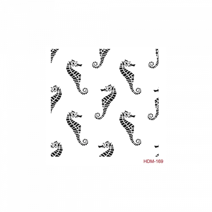 HOME DECOR MİNİ STENCIL HDM-169 25X25