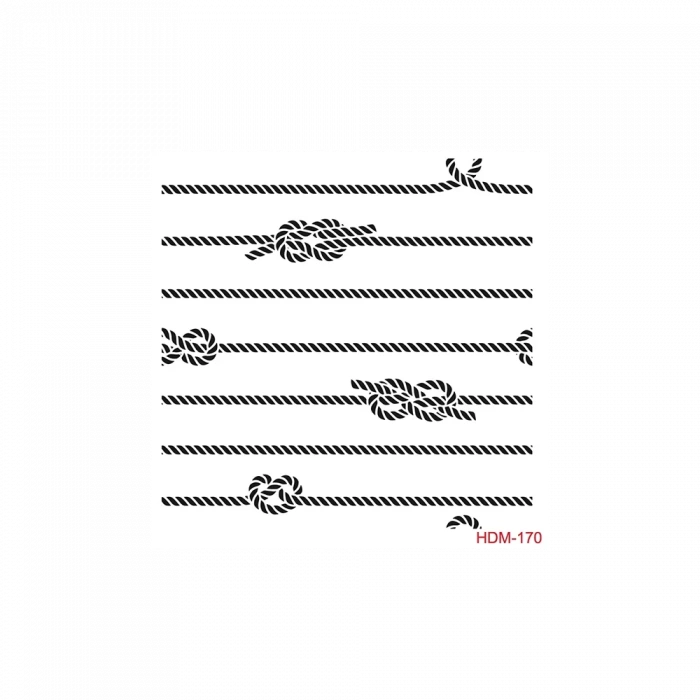 HOME DECOR MİNİ STENCIL HDM-170 25X25