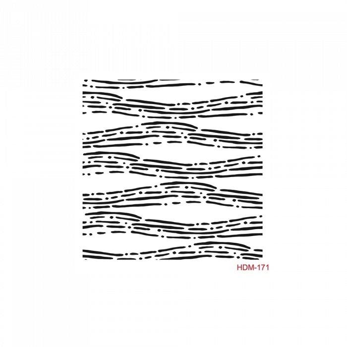 HOME DECOR MİNİ STENCIL HDM-171 25X25