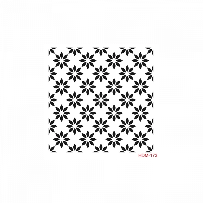 HOME DECOR MİNİ STENCIL HDM-173 25X25