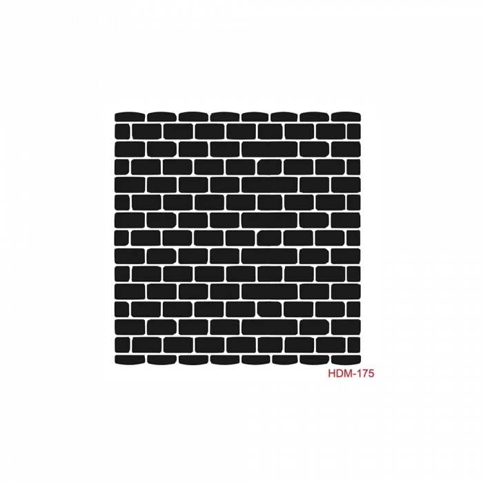 HOME DECOR MİNİ STENCIL HDM-175 25X25