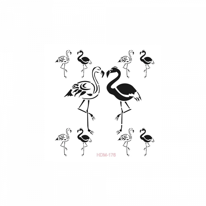 HOME DECOR MİNİ STENCIL HDM-176 25X25