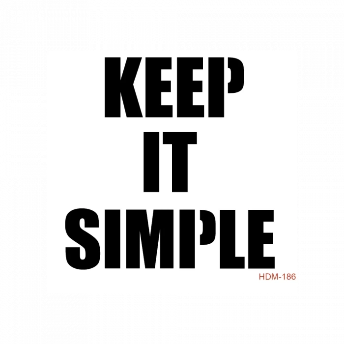 HOME DECOR MİNİ STENCIL HDM-186 25X25