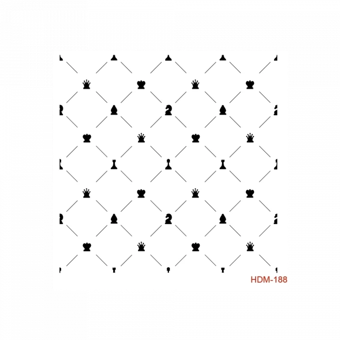 HOME DECOR MİNİ STENCIL HDM-188 25X25