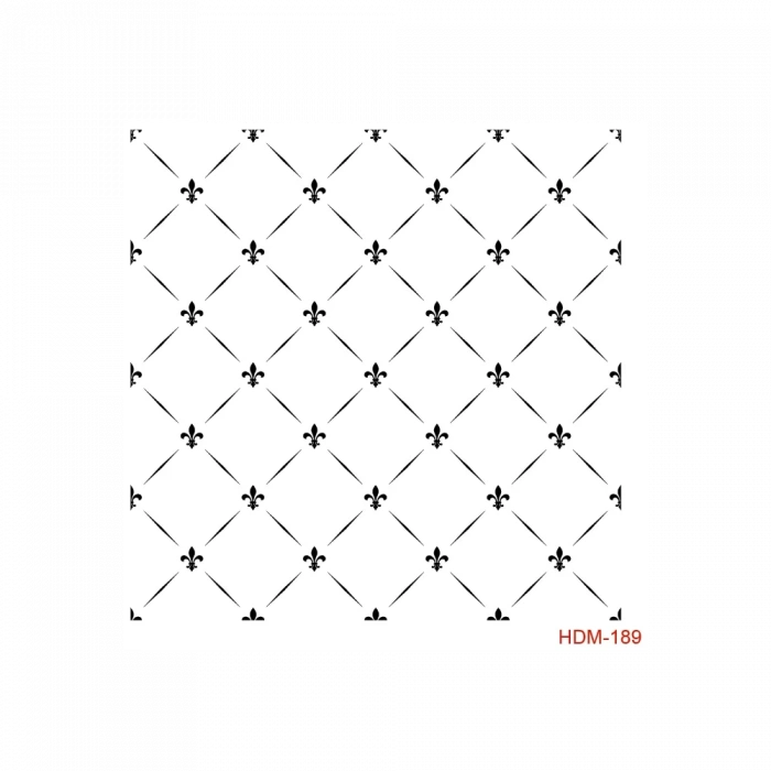 HOME DECOR MİNİ STENCIL HDM-189 25X25