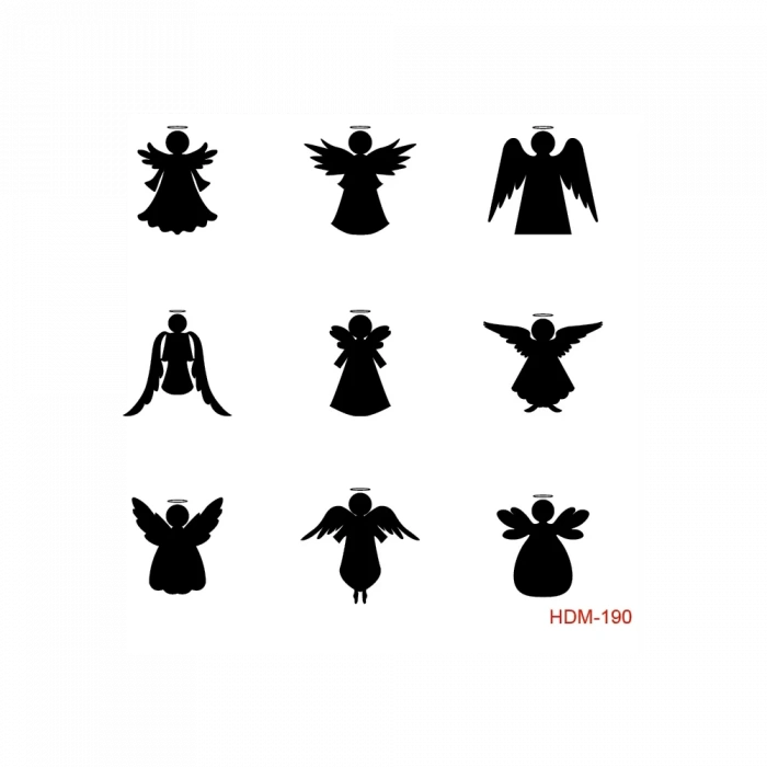 HOME DECOR MİNİ STENCIL HDM-190 25X25