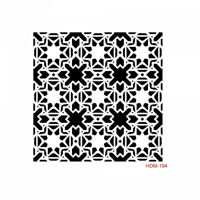 HOME DECOR MİNİ STENCIL HDM-194 25X25