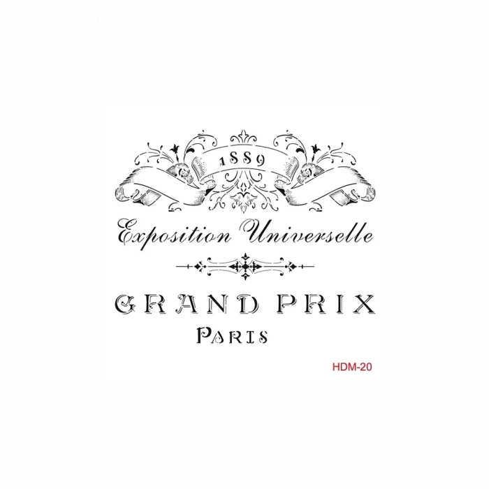 HOME DECOR MİNİ STENCIL HDM-20 25X25