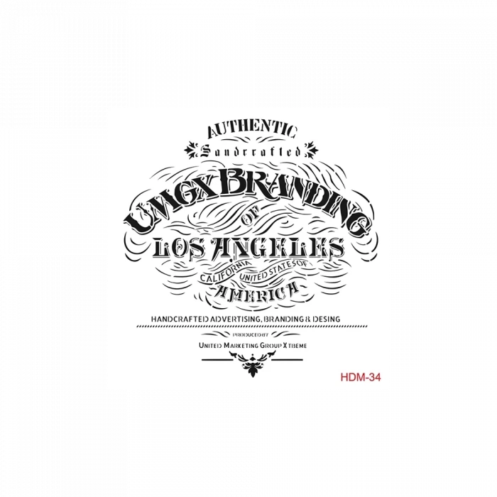 HOME DECOR MİNİ STENCIL HDM-34 25X25