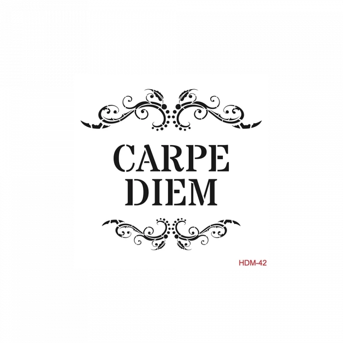HOME DECOR MİNİ STENCIL HDM-42 25X25