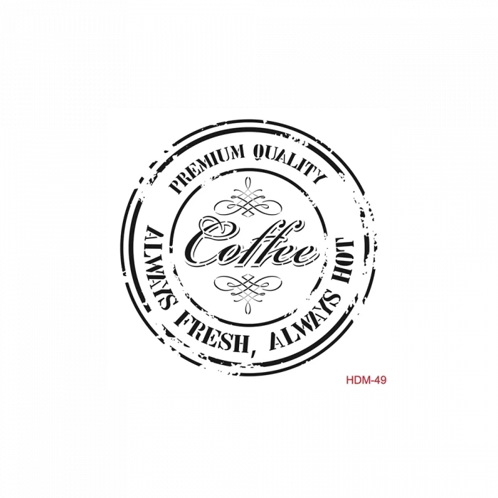 HOME DECOR MİNİ STENCIL HDM-49 25X25