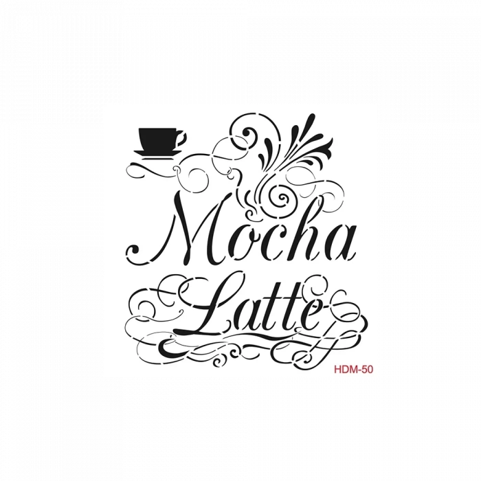 HOME DECOR MİNİ STENCIL HDM-50 25X25