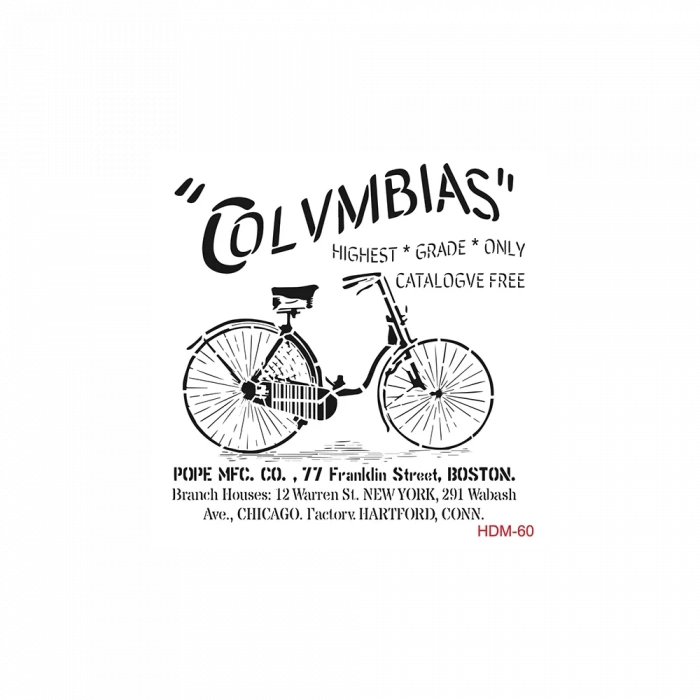 HOME DECOR MİNİ STENCIL HDM-60 25X25