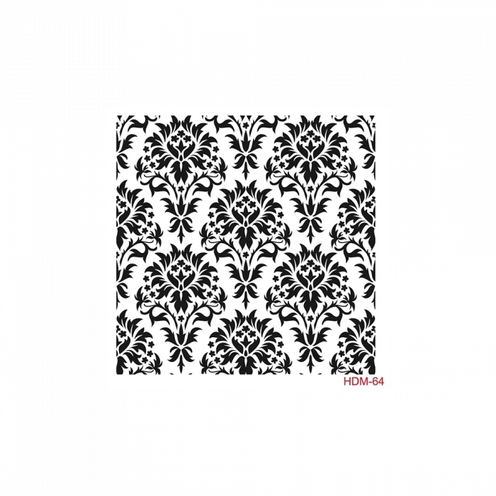 HOME DECOR MİNİ STENCIL HDM-64 25X25