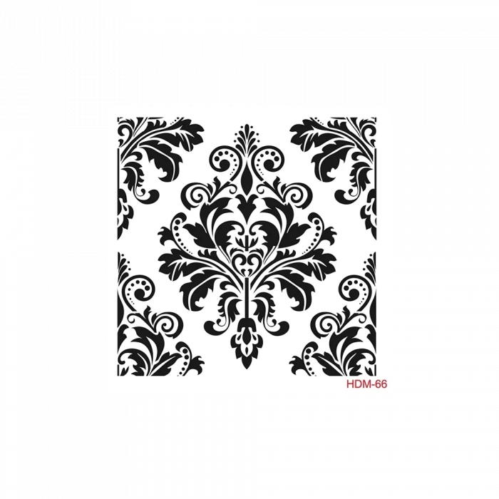 HOME DECOR MİNİ STENCIL HDM-66 25X25