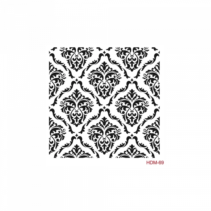 HOME DECOR MİNİ STENCIL HDM-69 25X25