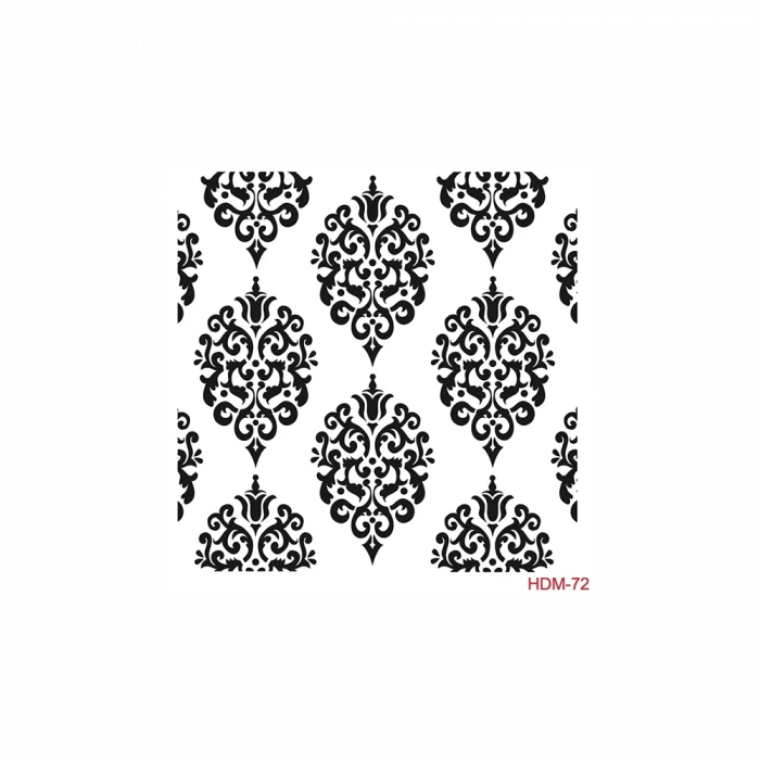 HOME DECOR MİNİ STENCIL HDM-72 25X25