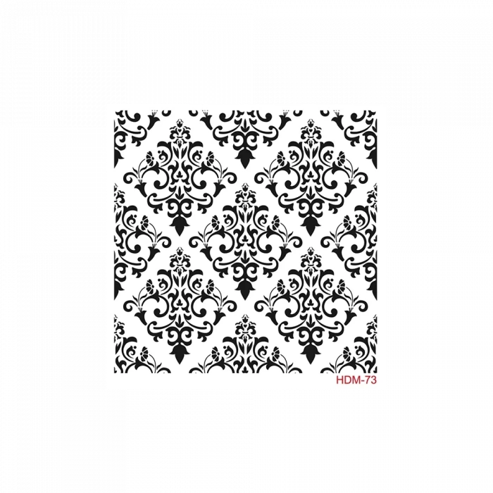 HOME DECOR MİNİ STENCIL HDM-73 25X25