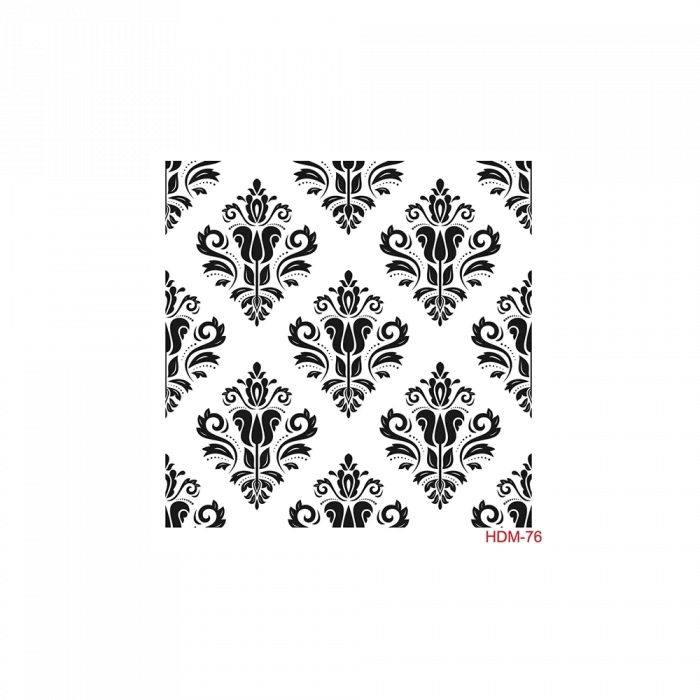 HOME DECOR MİNİ STENCIL HDM-76 25X25