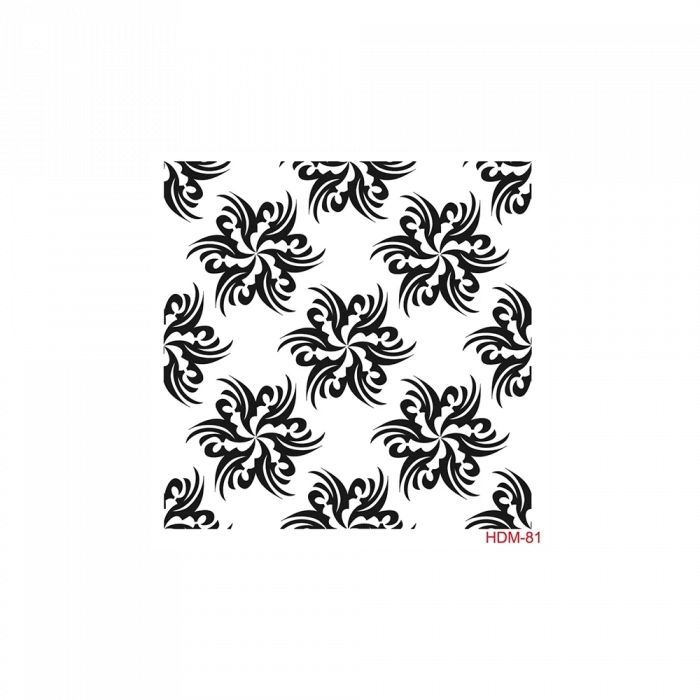 HOME DECOR MİNİ STENCIL HDM-81 25X25