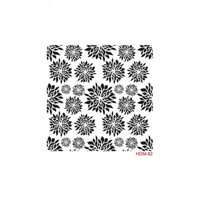 HOME DECOR MİNİ STENCIL HDM-82 25X25