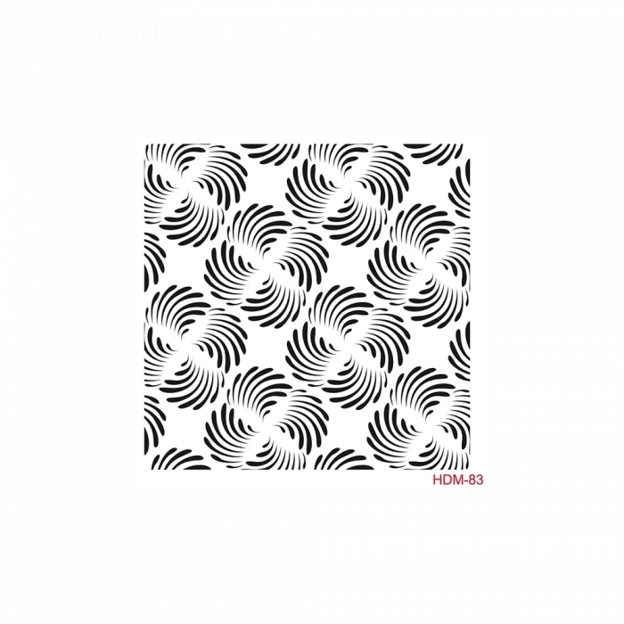 HOME DECOR MİNİ STENCIL HDM-83 25X25
