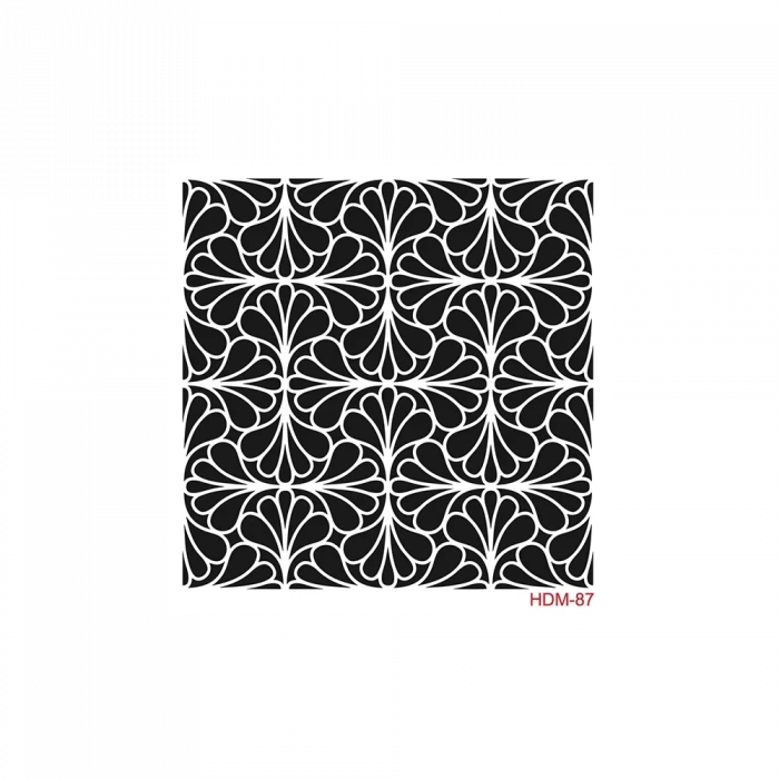 HOME DECOR MİNİ STENCIL HDM-87 25X25