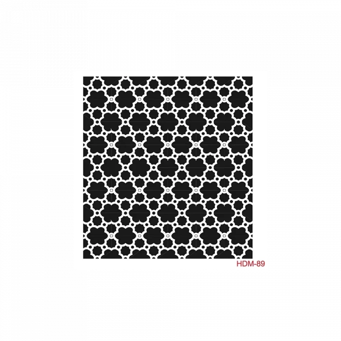 HOME DECOR MİNİ STENCIL HDM-89 25X25