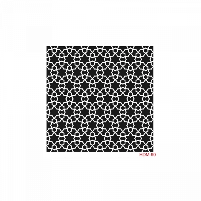 HOME DECOR MİNİ STENCIL HDM-90 25X25