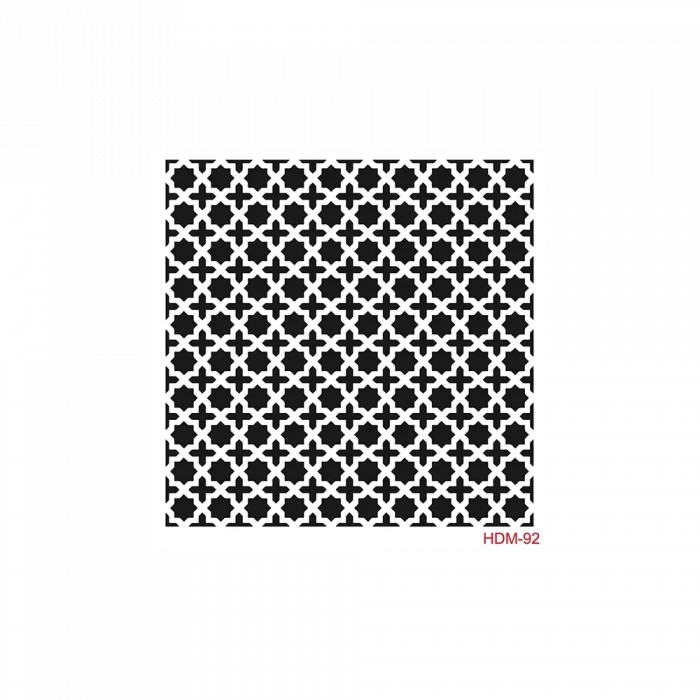 HOME DECOR MİNİ STENCIL HDM-92 25X25