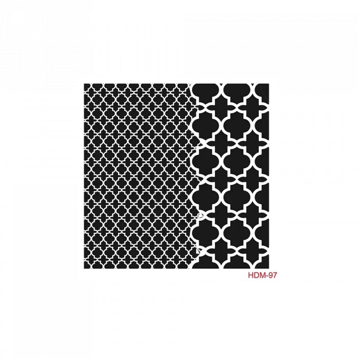 HOME DECOR MİNİ STENCIL HDM-97 25X25