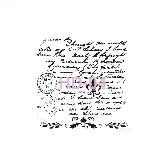 HOME DECOR STENCIL HD-04 45X45