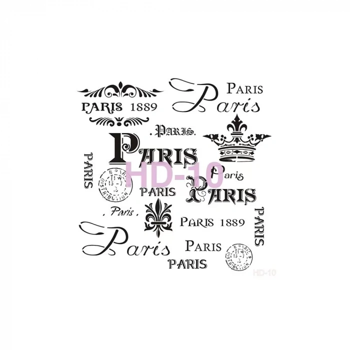 HOME DECOR STENCIL HD-10 45X45