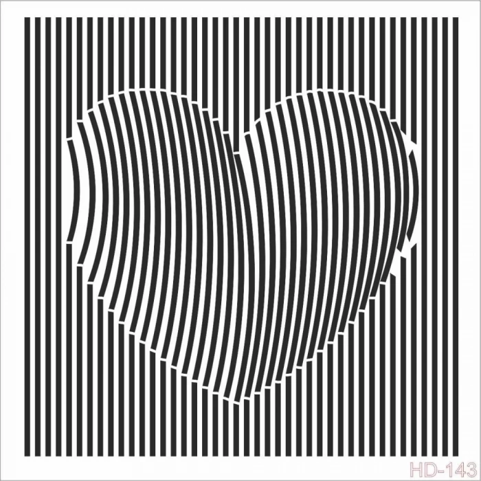 HOME DECOR STENCIL HD-143 45X45