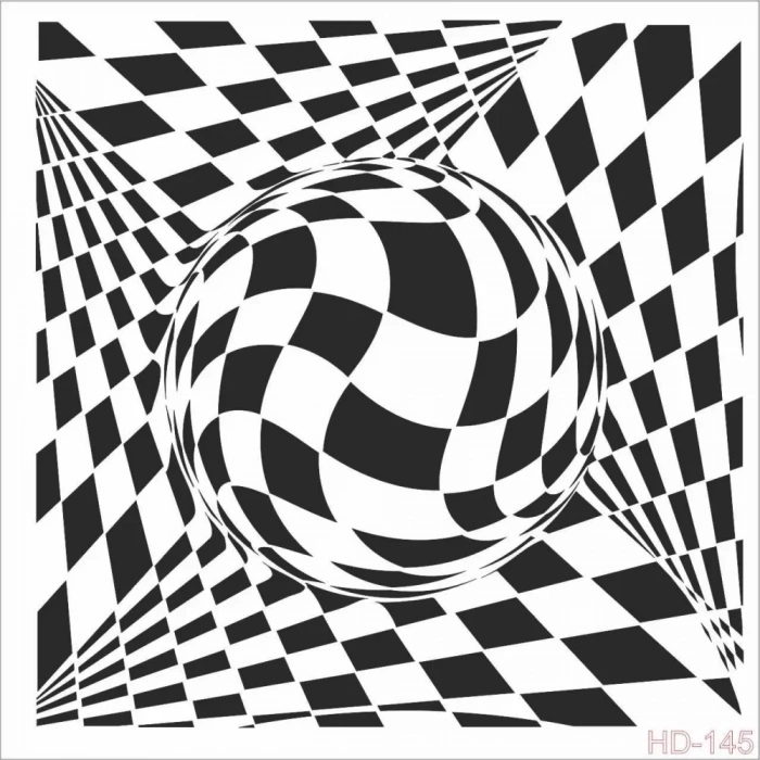 HOME DECOR STENCIL HD-145 45X45