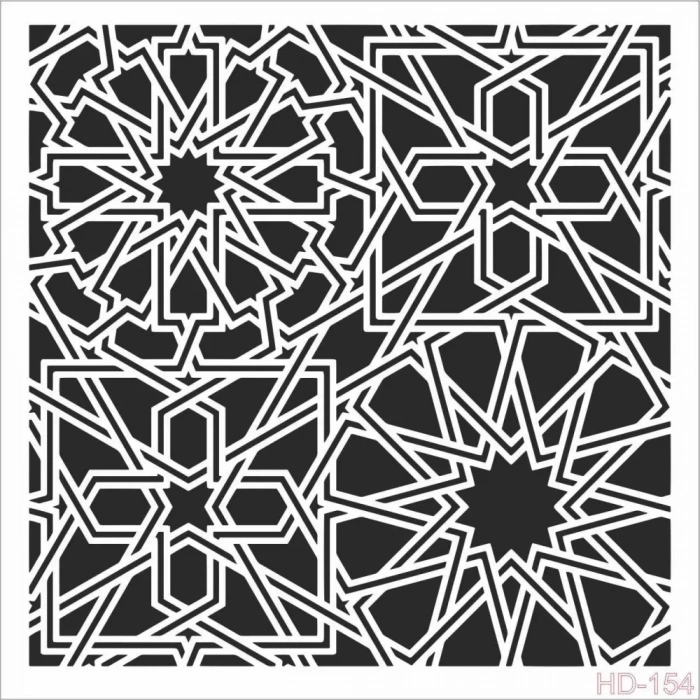 HOME DECOR STENCIL HD-154 45X45