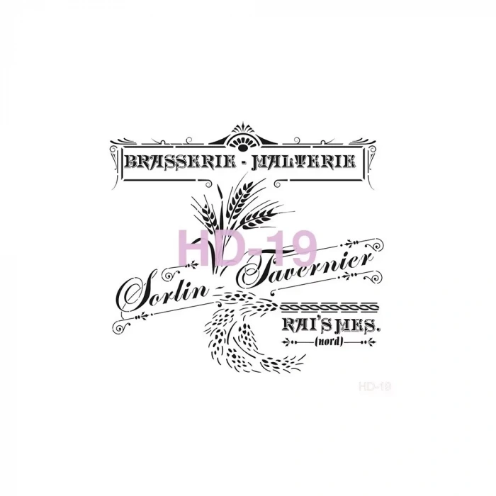 HOME DECOR STENCIL HD-19 45X45
