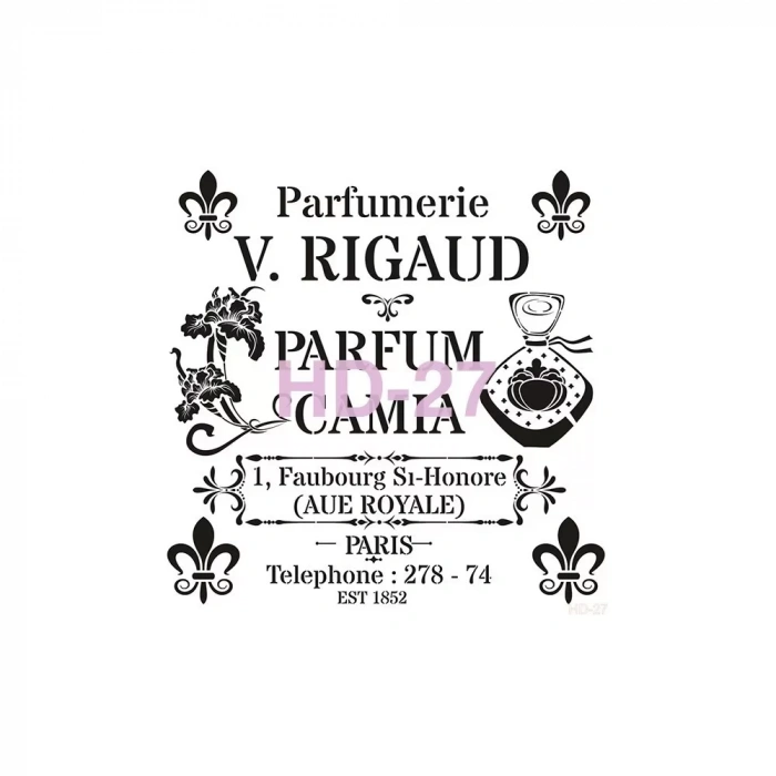 HOME DECOR STENCIL HD-27 45X45