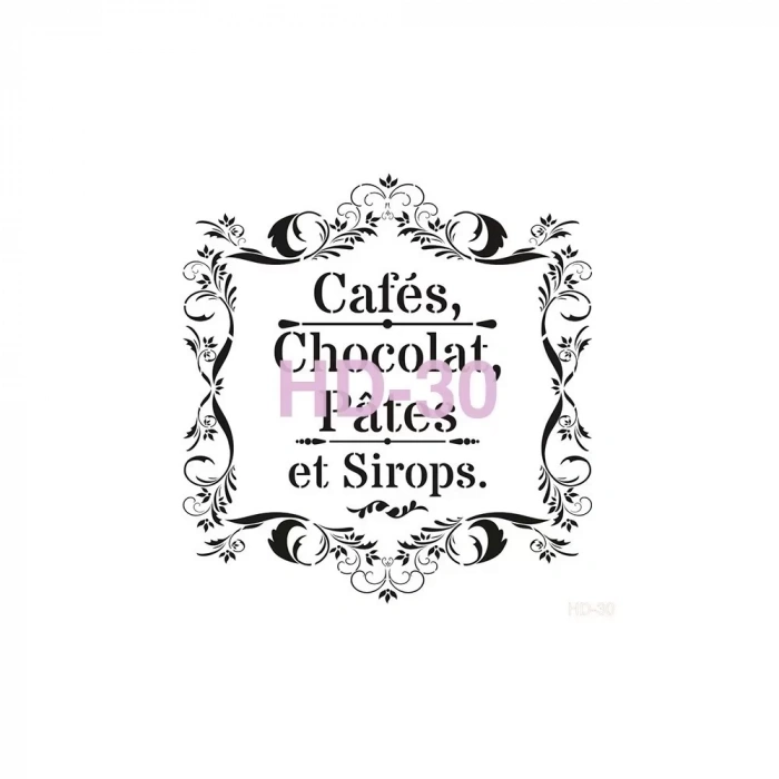 HOME DECOR STENCIL HD-30 45X45