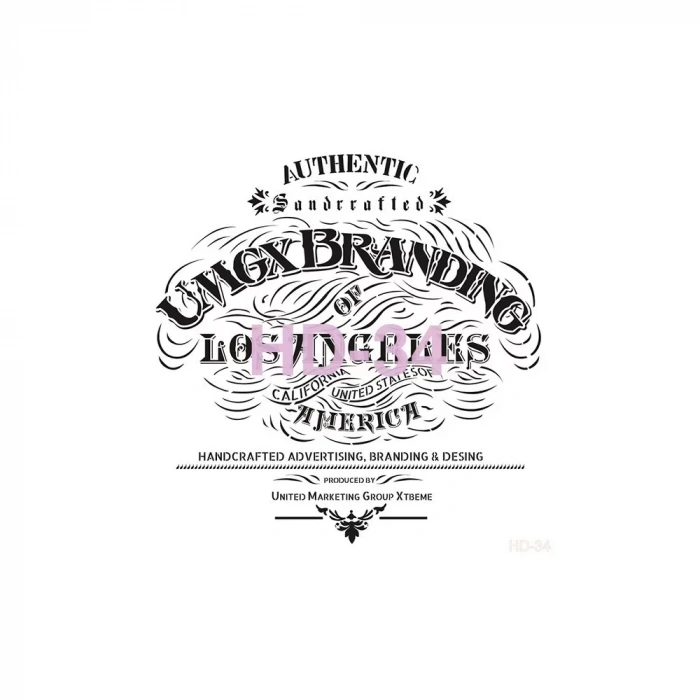 HOME DECOR STENCIL HD-34 45X45