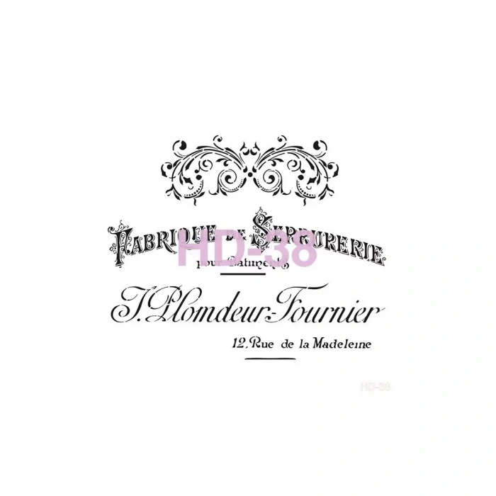 HOME DECOR STENCIL HD-38 45X45