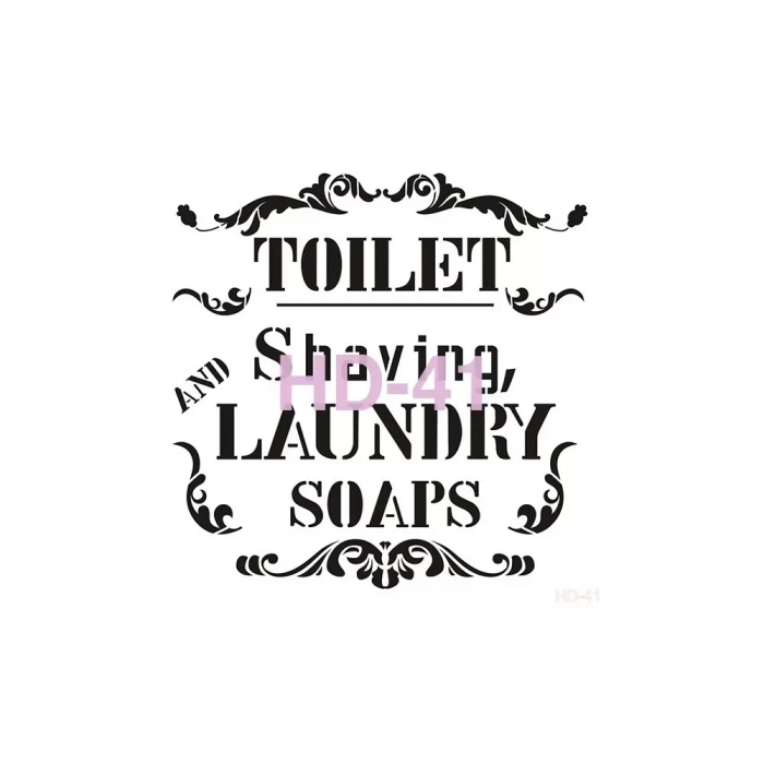 HOME DECOR STENCIL HD-41 45X45