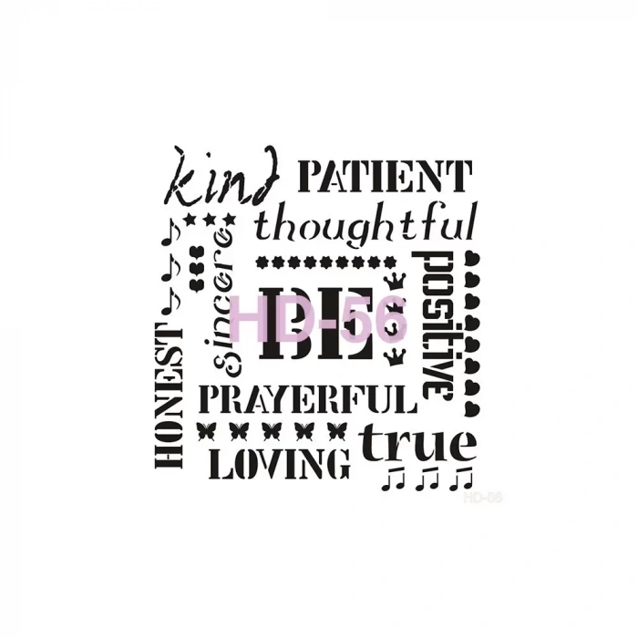 HOME DECOR STENCIL HD-56 45X45