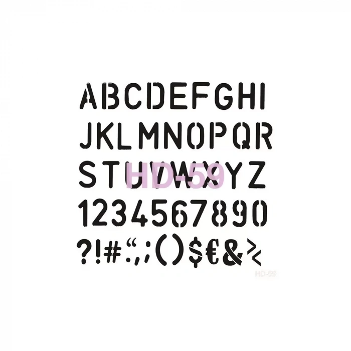 HOME DECOR STENCIL HD-59 45X45