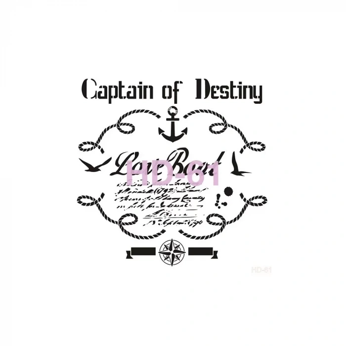 HOME DECOR STENCIL HD-61 45X45