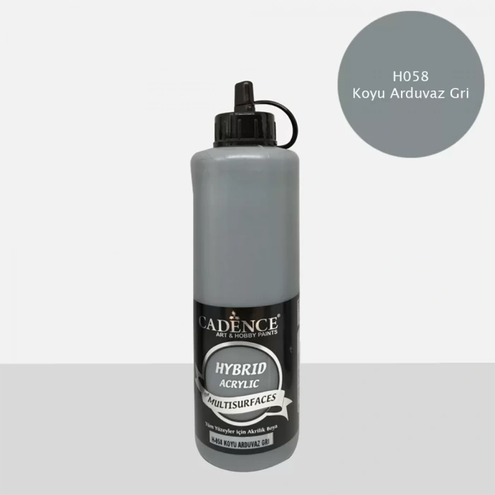 HYBRID AKR. MULTISURFACES H-058 KOYU ARDUVAZ GRİ 500ML