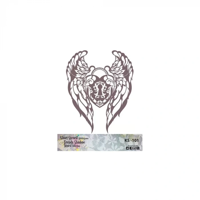 KS SERİSİ SİLUET STENCIL ( KENARSIZ ) KS101 25X25