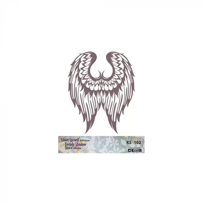 KS SERİSİ SİLUET STENCIL ( KENARSIZ ) KS102 25X25