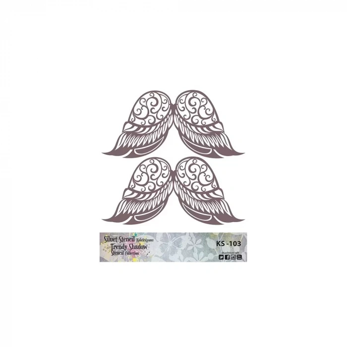 KS SERİSİ SİLUET STENCIL ( KENARSIZ ) KS103 25X25